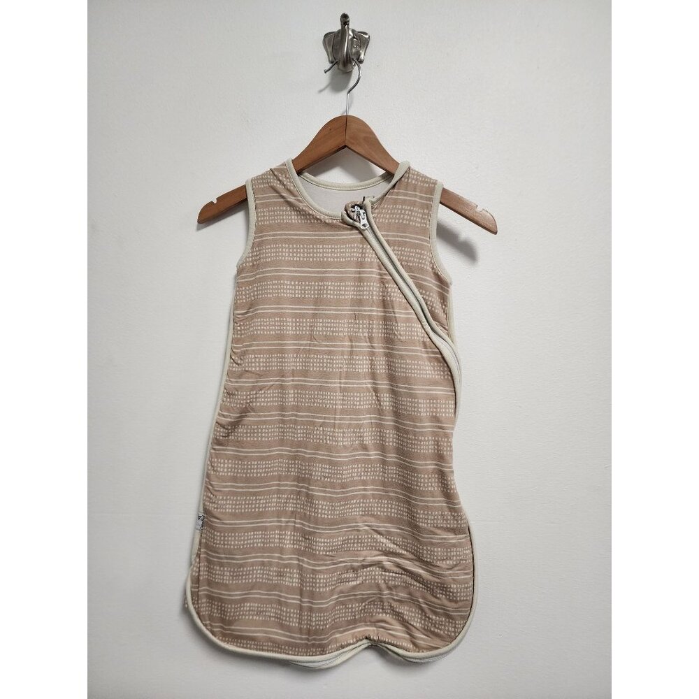 Copper Pearl tan clay stripe baby sleeping bag 6-12 months
